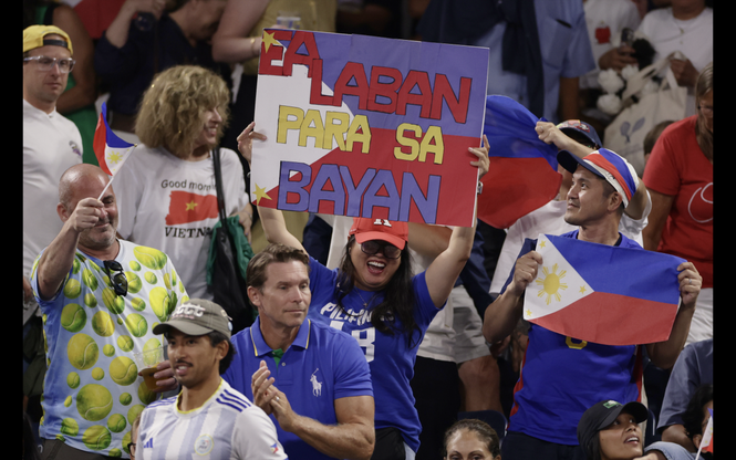 Alex Eala's many fans descend on US Open, bearing Filipino flags and lots of love