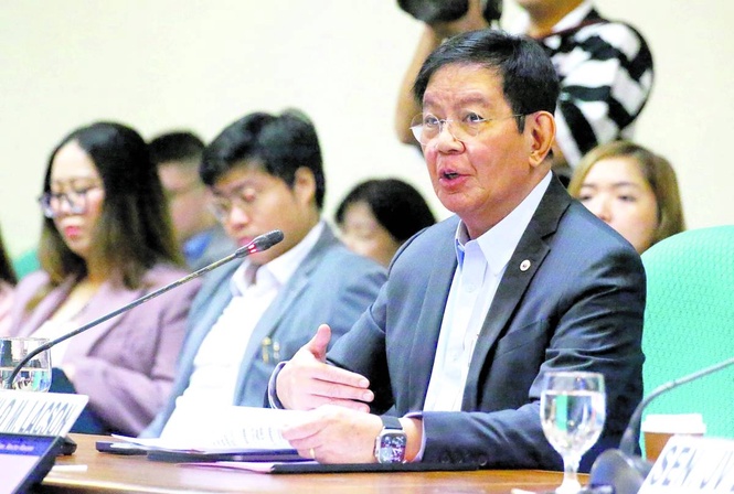 Lacson: Cayetano quaking, quacking