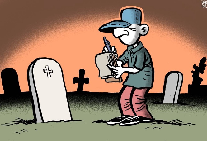 Kicking the dead, exploiting the innocents