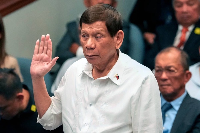 Former Philippine president Rodrigo Duterte is expected in court in The Hague