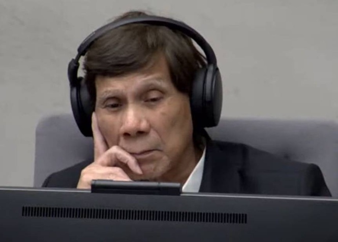 Former president Rodrigo Duterte appears in court in The Hague