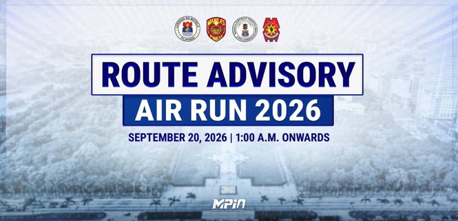 Several Manila roads to close Sunday for Air Run 2026