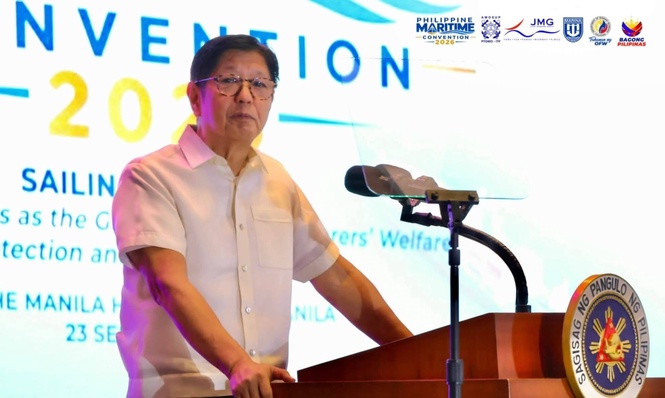Marcos vows support for Filipino seafarers