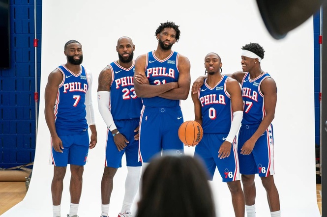 76ers try to stay cool as LeBron James brings extra attention to start of season