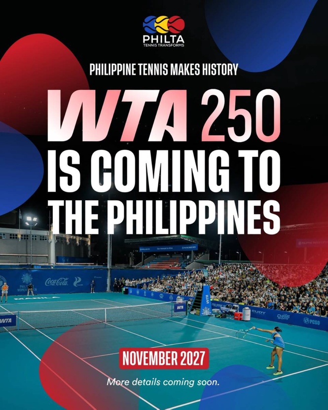 PH to host WTA 250 tournament next year