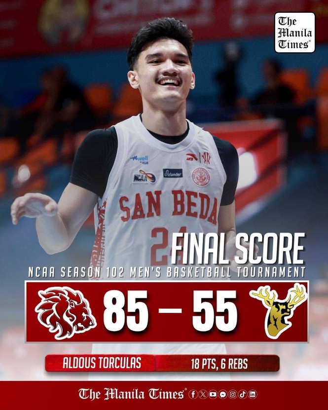 LOOK: San Beda def. San Sebastian (85-55)