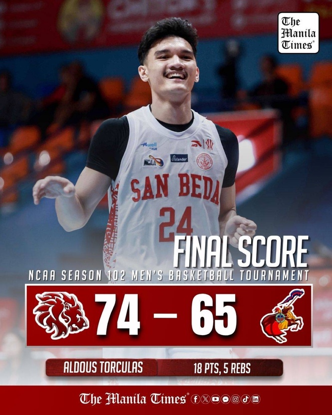 LOOK: San Beda def. Letran (74-65)