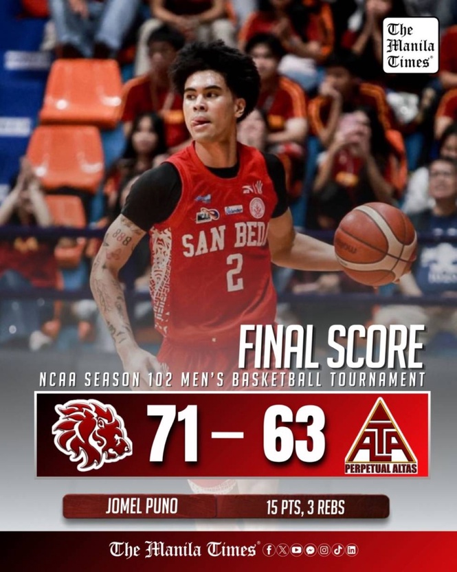 LOOK: San Beda def. Perpetual (71-63)