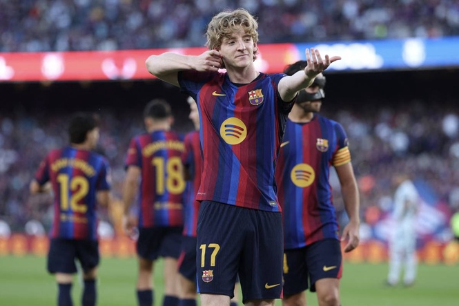 Gordon nets first Barca goal as Liga leaders beat Getafe