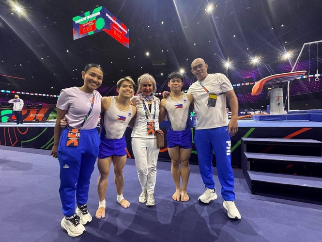 Yulo bros now in Rotterdam for worlds