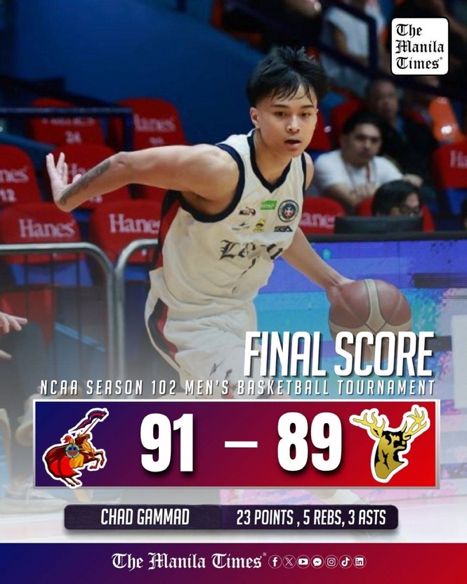 LOOK: Letran def. San Sebastián (91-89)