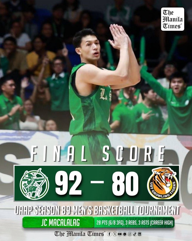 LOOK: La Salle def. UST, (92-80)