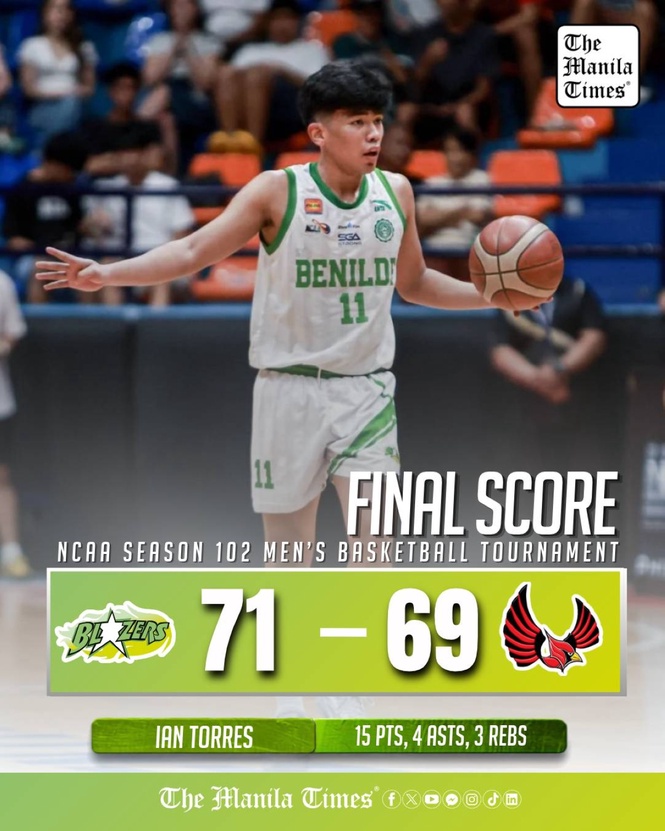 LOOK: Benilde def. Mapua, 71-69