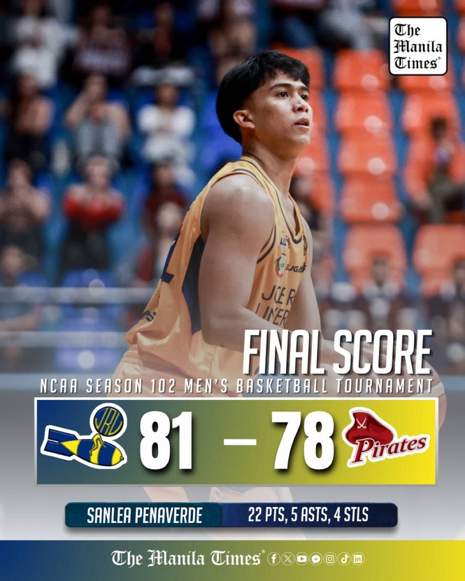 LOOK: JRU def. Lyceum, 81-78