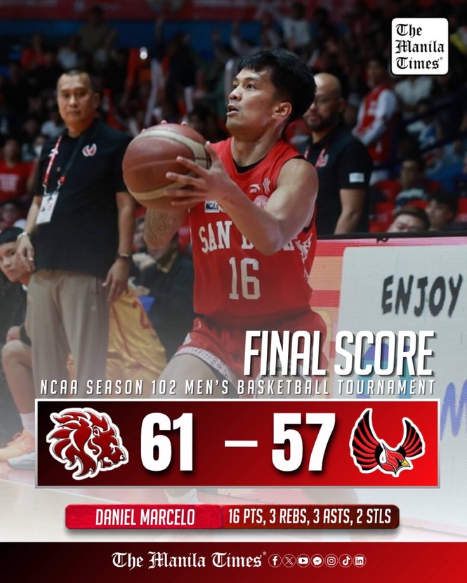 LOOK: San Beda def. Mapua, 61-57