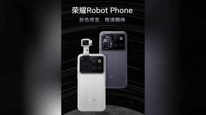 荣耀 Robot Phone 官宣就绪:全球首款机器人手机即将开启预约