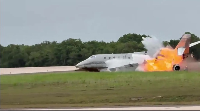 Image from: Private jet crashes in Dominican Republic, explodes into massive fireball (video)