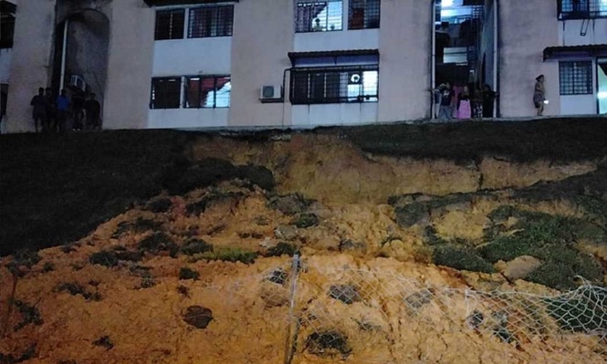 Fifteen families remain displaced as authorities assess safety of Damai Perdana Flats