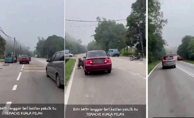 Dangerous driving caught on video before four-vehicle crash in Kuala Pilah