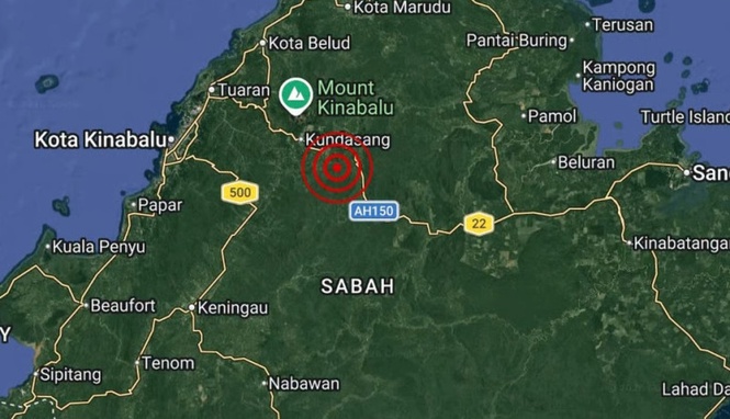 Minor 3.5-magnitude earthquake strikes Ranau district in Sabah