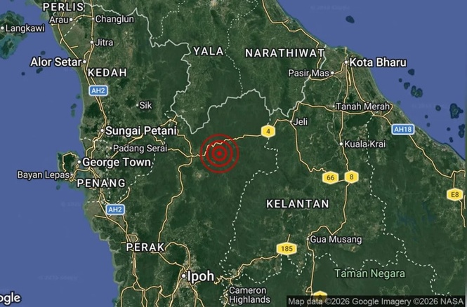Midnight earthquake shakes Gerik as tremors felt across parts of Perak