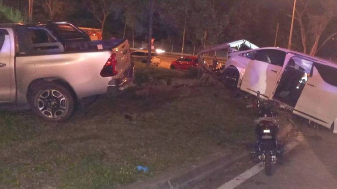 Five-month-old baby injured in two-vehicle crash in Seri Kembangan