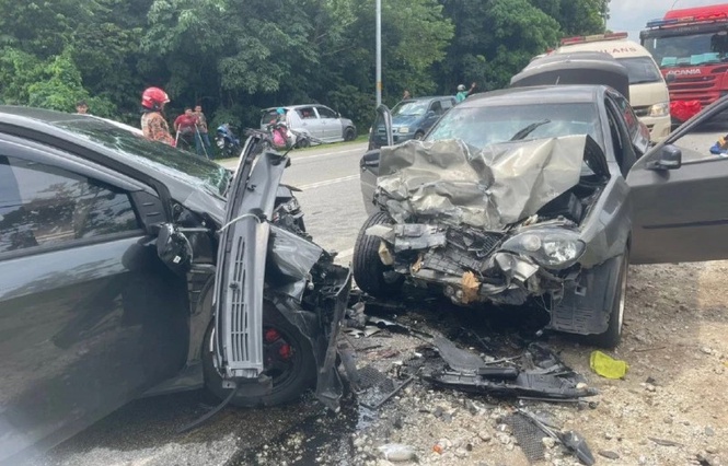 Nine-year-old girl killed in head-on crash after car crosses to opposite lane