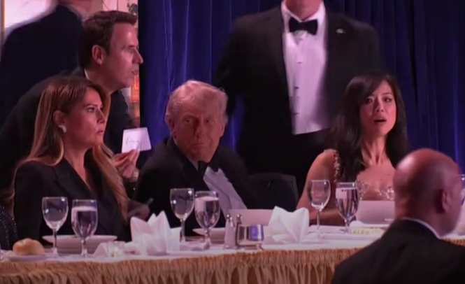 Gunfire triggers evacuation while Trump attends dinner