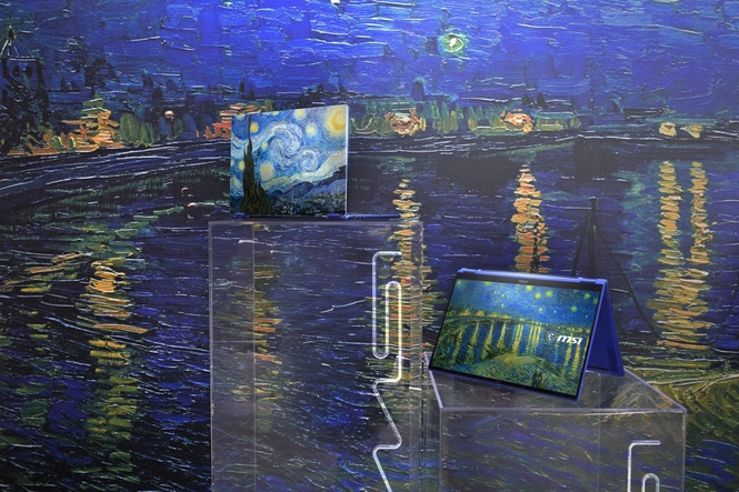 Carry Your Own Night Sky: Prestige 14 Flip AI+ Van Gogh Edition
