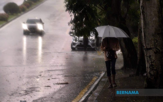 Amaran cuaca buruk di beberapa negeri hingga 12 tengah hari ini