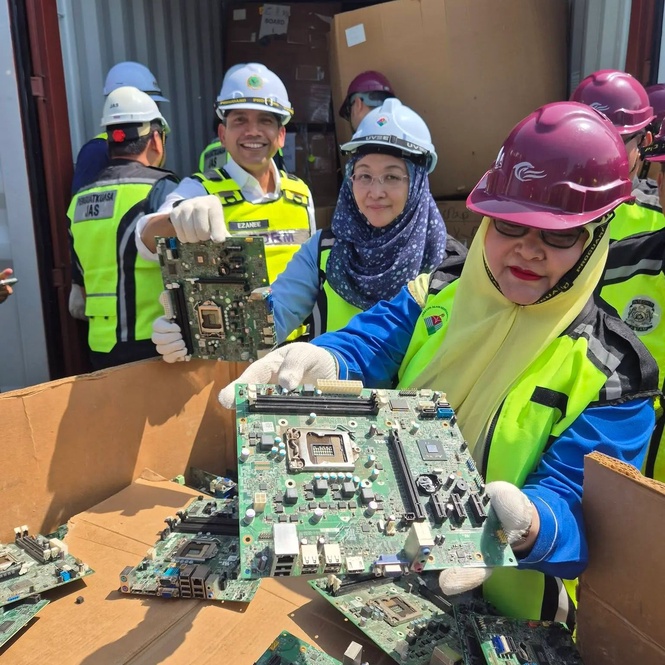 55 containers of e-waste repatriated — AKPS