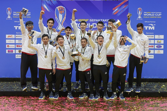 Thailand tarik diri, Malaysia rangkul Piala Dunia Sepak Takraw 2026