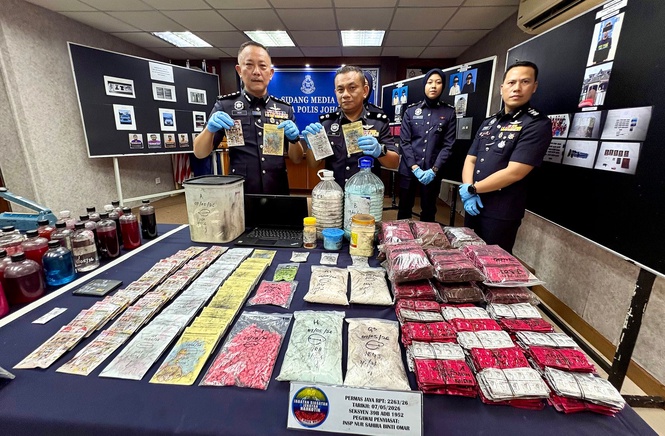 Enam ditahan, dadah RM4.77 juta dirampas