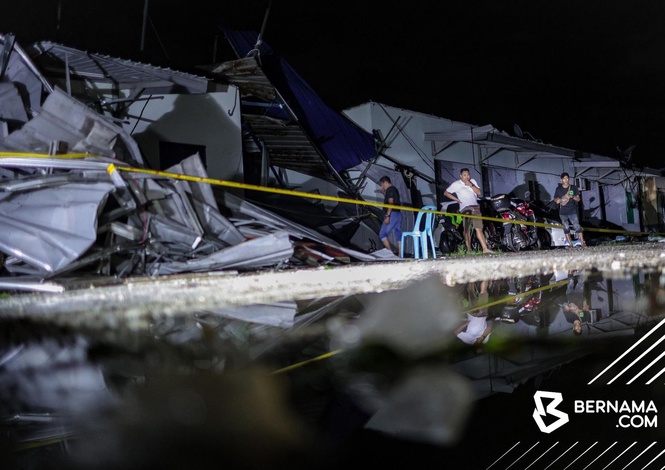 Ribut landa Pontian, 100 mangsa dipindahkan ke PPS