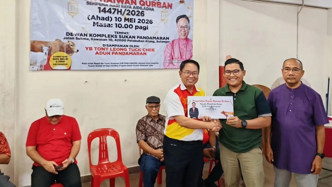 11 masjid, empat surau di DUN Pandamaran terima sumbangan korban Aidiladha