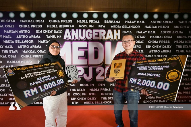 Media Selangor raih dua anugerah pada Anugerah Media MBPJ 2026