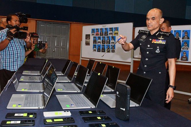 Selangor police bust four scam syndicates, arrest 40 foreigners