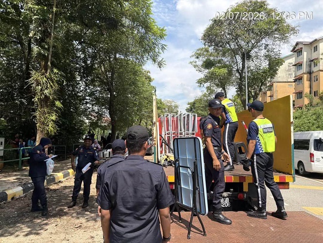 MPHS sita barangan penjaja tanpa lesen di Bukit Beruntung