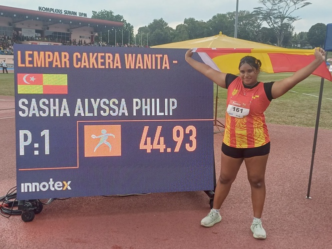 Lempar cakera wanita tuai emas pertama olahraga Selangor