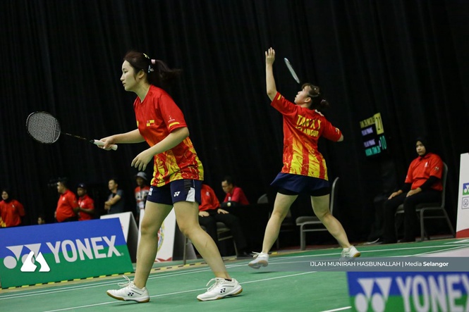 Badminton Selangor capai sasaran dua emas dalam saingan SUKMA 2026