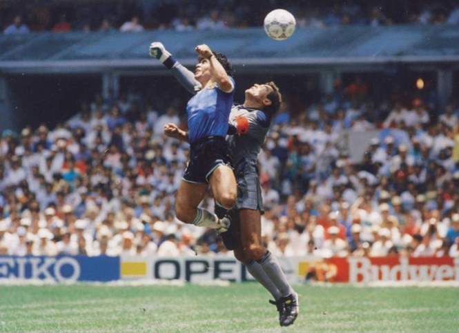 Maradona’s iconic ‘Hand of God’ ball scores US$3.35m at auction