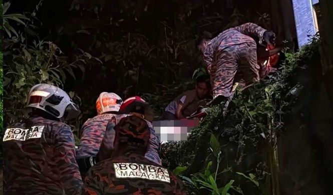 Lelaki maut, motosikal terbabas dalam sungai dekat ECRL Gombak