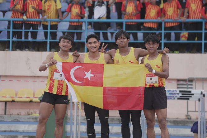 SUKMA 2026: Kuartet 4x100 meter lelaki Selangor raih pingat gangsa