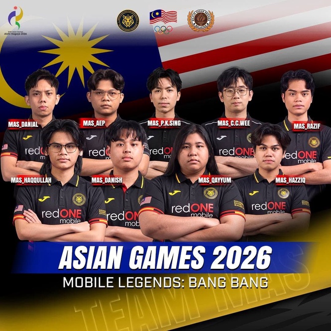Sukan Asia: Malaysia sasar lima pingat e-sukan, emas ditawar RM20,000