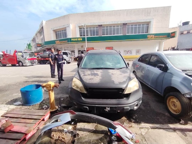 MPHS sita tujuh kenderaan terbiar di Batang Kali