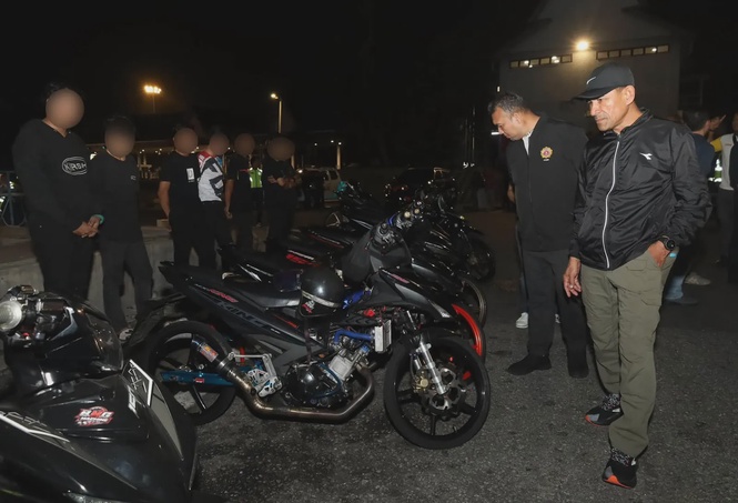 Selangor police seize 50 motorcycles in road hooliganism crackdown