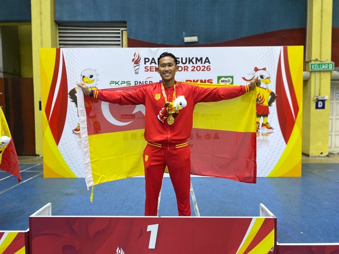 Para SUKMA 2026: Korbankan masa bersama keluarga, Noorhelmi balas dengan tiga emas