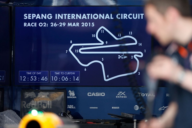 Half of F1 grid face unknown with Sepang track