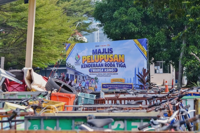 50 basikal roda tiga dilupus MBSJ selepas setahun tidak dituntut - Newswav