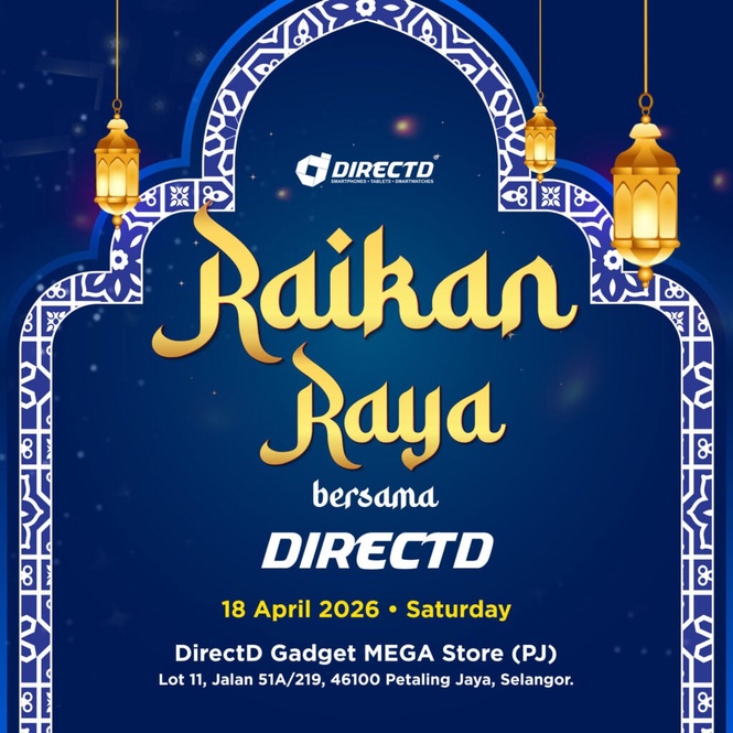 Image from: Raikan Raya Bersama DirectD happening on 18 April 2026 – All are welcome!